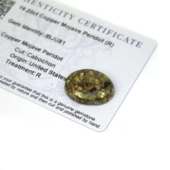 19.2cts Copper Mojave Peridot 22x17mm Oval (R)