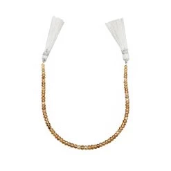 40cts Kaduna Zircon Graduated Faceted Rondelles Approx 3x1.5 To 4x2.5mm, 19cm Strand -Fashion Accessories pajn65 1