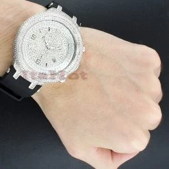 Real Diamond Watch For Men: Joe Rodeo Master 6.50ct 14 Real Diamond Watch For Men: Joe Rodeo Master 6.50ct -Fashion Accessories pave diamond watch joe rodeo master 650ct p 45223bod