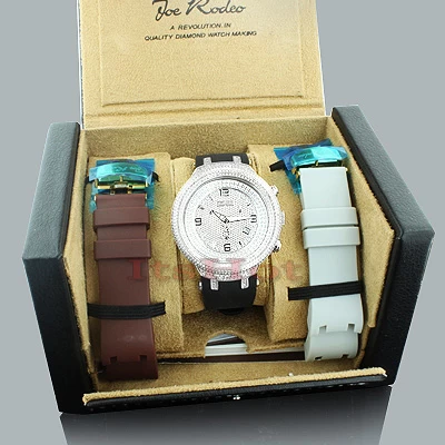 Real Diamond Watch For Men: Joe Rodeo Master 6.50ct 7 Real Diamond Watch For Men: Joe Rodeo Master 6.50ct - Image 5