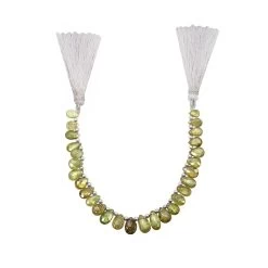 30cts Ambilobe Sphene Faceted Pear Approx 5.5x3.5 To 7x8mm, 14cm Strand With Spacers 5 30cts Ambilobe Sphene Faceted Pear Approx 5.5x3.5 To 7x8mm, 14cm Strand With Spacers -Fashion Accessories qejn69 1