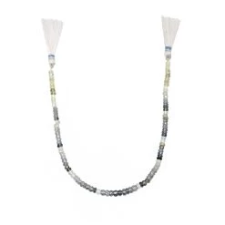 45cts Moss Aquamarine Faceted Rondelle Approx 4x2mm To 5x3mm,20cm Strand -Fashion Accessories qigz31 1