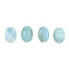 22cts Larimar Oval Cabochons Approx 14x10mm (Pack Of 4) -Fashion Accessories qvru04