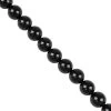 270cts Black Spinel Plain Rounds, Approx 8mm, 38cm Strand -Fashion Accessories ragp68