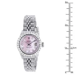 Rolex Datejust Diamond Bezel Watch For Women Stainless Steel 2 Carats -Fashion Accessories rolex datejust diamond bezel watch for women stainless steel 2 carats ruler 20211228
