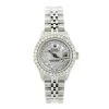 Rolex Datejust Iced Out Diamond Watch For Women 2.2ct Stainless Steel 26mm -Fashion Accessories rolex datejust iced out diamond watch for women 22ct stainless steel 26mm main