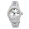Ladies Rolex Datejust 27mm Diamond Watch 7.25ct White Mother-Of-Pearl Dial -Fashion Accessories rolex datejust ladies custom diamond watch 725ct 1 20220601