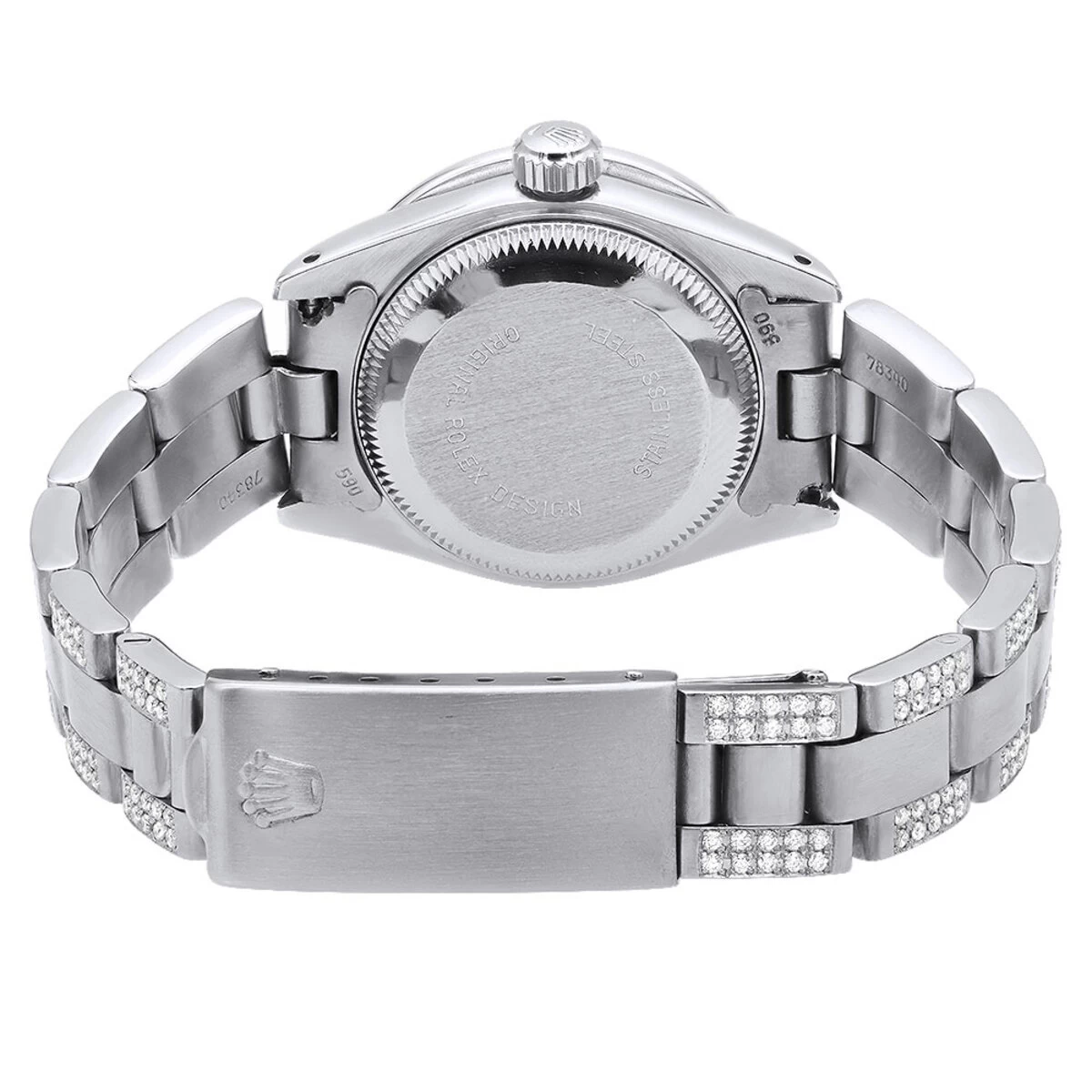 Ladies Rolex Datejust 27mm Diamond Watch 7.25ct White Mother-Of-Pearl Dial 4 Ladies Rolex Datejust 27mm Diamond Watch 7.25ct White Mother-Of-Pearl Dial - Image 2