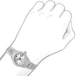 Ladies Rolex Datejust 27mm Diamond Watch 7.25ct White Mother-Of-Pearl Dial 8 Ladies Rolex Datejust 27mm Diamond Watch 7.25ct White Mother-Of-Pearl Dial -Fashion Accessories rolex datejust ladies custom diamond watch 725ct 3 20220601