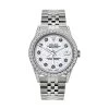 Rolex Datejust Men's Diamond Bezel Watch Stainless Steel 5ct 36mm Case -Fashion Accessories rolex datejust mens diamond bezel watch stainless steel 5ct 36mm case main