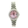 Rolex Datejust Oyster Perpetual Women's Diamond Watch Pink MOP Dial 1.7ct