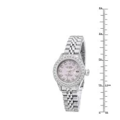 Ladies Diamond Rolex Datejust Watch Pink MOP Dial 26mm Oyster Perpetual 2ct -Fashion Accessories rolex datejust oyster perpetual womens diamond watch pink mop diall 17ct ruler 1 1669622509