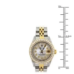 26mm Rolex Oyster Perpetual Datejust Ladies Diamond Watch 18K Gold & Steel -Fashion Accessories rolex oyster perpetual datejust ladies diamond watch 22ct 18k gold steel ruler