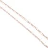Rose Gold Plated 925 Sterling Silver Long Link Chain Approx 1m, 3x4mm -Fashion Accessories sagp28