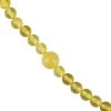 Baltic Lemon (6mm) & Butterscotch (8mm) Amber Rounds, 20cm Strand -Fashion Accessories sagy27