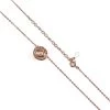 Rose Gold Plated 925 Sterling Silver Floral Caged Freshwater Pearl Necklace (18 Inch Chain & Extender) -Fashion Accessories sdgp37