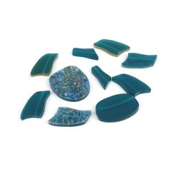 Bermuda Blues Acrylic Jigsaw Necklace (10pcs)