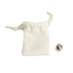 CLOSE OUT DEAL: Purple Metallic Freshwater Nucleated Pearl (Half Drilled) Approx 12x11mm