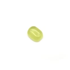 Caribbean Green Amber 25x18mm Cabochon (1pc)