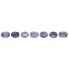 0.9cts Bi Colour Tanzanite 4x3mm Oval Pack Of 7 (H) -Fashion Accessories tdci38
