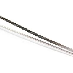 925 Filigree Wire Kit Rhodium Sterling Silver - 0.6mm Twist 23" & 1.0mm Straight 12"