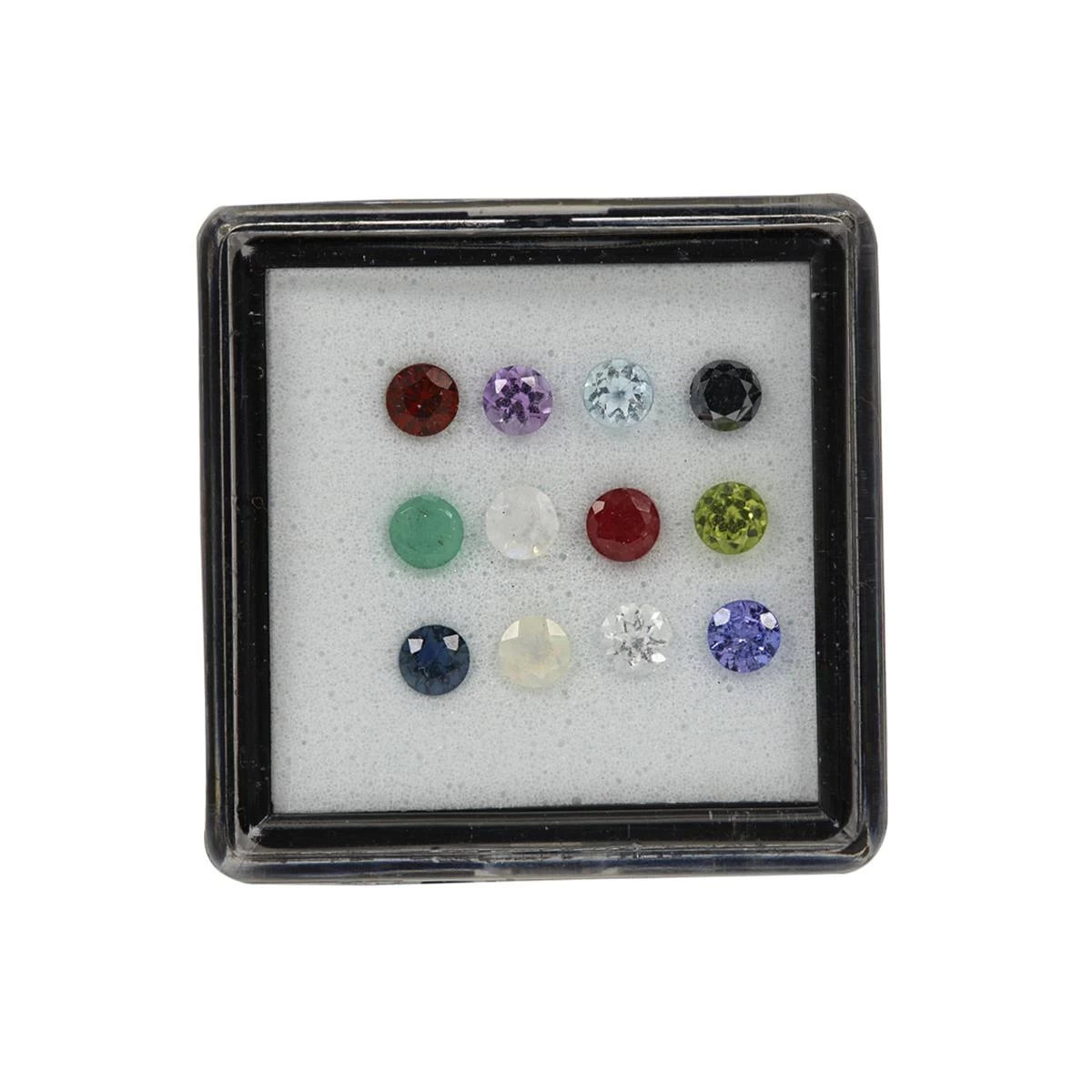1.26cts Zodiac Birthstone Rounds Approx 3mm (Pack Of 12) 3 1.26cts Zodiac Birthstone Rounds Approx 3mm (Pack Of 12)