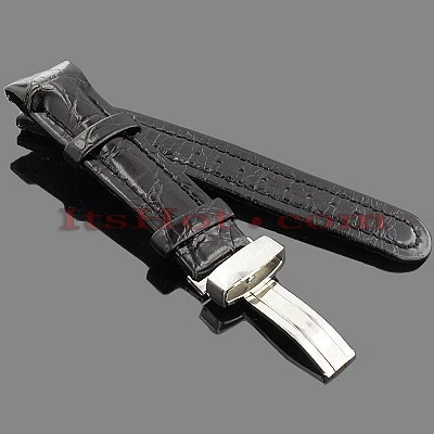 Joe Rodeo Leather Watch Band 22mm Black 3 Joe Rodeo Leather Watch Band 22mm Black