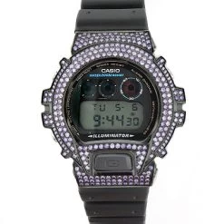 Casio Purple G-Shock Watch Bezel With Crystals -Fashion Accessories watch bezels purple g shock bezel with crystals 3