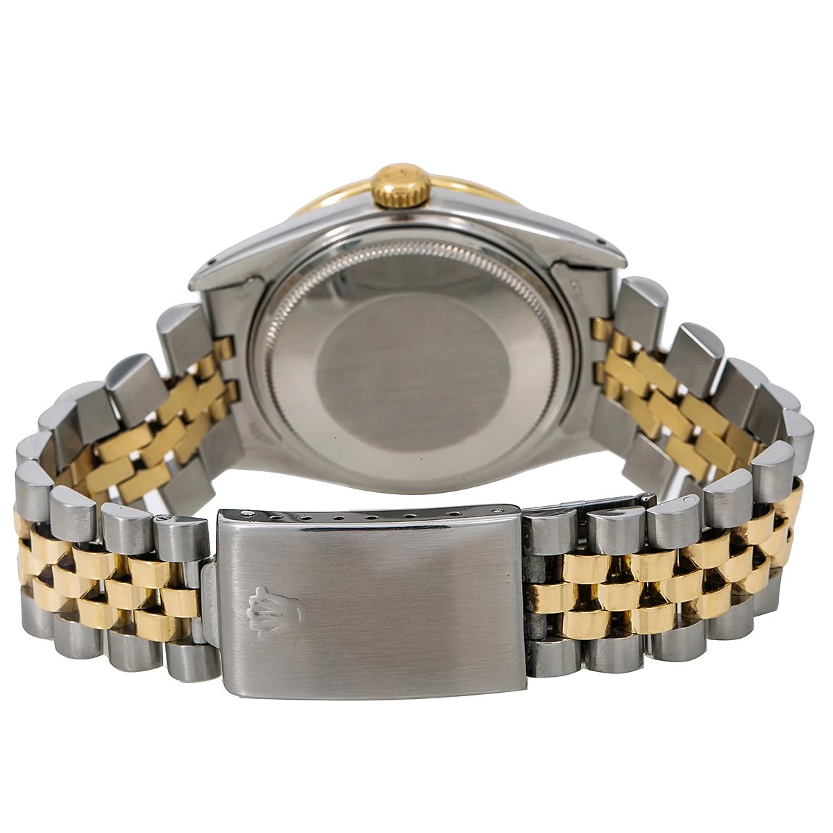 36mm Diamond Rolex DateJust Men's Watch Black Dial Gold Steel Jubilee Bracelet 4 36mm Diamond Rolex DateJust Men's Watch Black Dial Gold Steel Jubilee Bracelet - Image 2