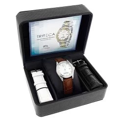 Swiss Quartz Luxurman Women's Diamond Watch Tribeca W Leather Band 10 Swiss Quartz Luxurman Women's Diamond Watch Tribeca W Leather Band -Fashion Accessories watches swiss quartz watches luxurman womens diamond watch tribeca w leather band box