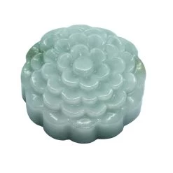 160cts Type A Jadeite Carved ‘Sacred Lotus’, Approx. 30mm To 40mm