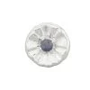 Gemstone Garden By Natalie Patten: 925 Sterling Silver Morning Glory Bead, Approx 11mm With Blue Sapphire - September