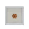 Daffodil Flower Includes 2cts Mandarin Garnet & Red Garnet 4.75x3.75 & 3.25mm -Fashion Accessories wfci50