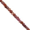 40cts Natural Ruby Faceted Rondelles Approx 3 To 5mm, 20cm Strand -Fashion Accessories wfyb89