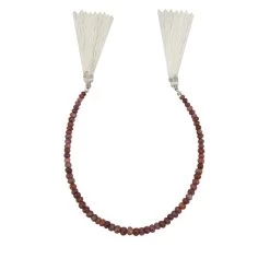 40cts Natural Ruby Faceted Rondelles Approx 3 To 5mm, 20cm Strand -Fashion Accessories wfyb89 1