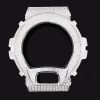 Casio White Ice G-Shock Bezel With Crystals -Fashion Accessories white ice g shock bezel with crystals 1