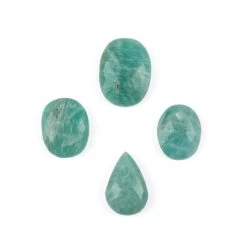 62cts Green Amazonite Checkerboard Fancy Approx 15x10 To 22x14mm