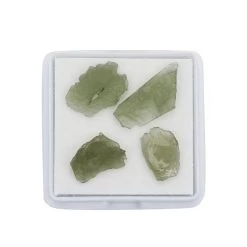 4.70cts Moldavite Rough Nugget Mix Shape & Size