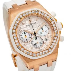 Fashion Accessories -Fashion Accessories womens diamond watch audemars piguet royal oak chronograph 37 mm silver tone dial w01352 0E8A9984 5de65808 f5af 4730 99c3 bee100cc352e 2048x2048