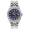 Diamond Rolex Oyster Perpetual Datejust 26mm Watch For Women With Navy Blue Dial -Fashion Accessories womens diamond watch rolex datejust 26 mm blue dial w00397 bezel 1691593314