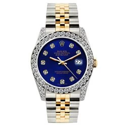 Two-Tone Women's Diamond Watch Rolex Datejust 26mm Jubilee Bracelet Sapphire Blue Dial -Fashion Accessories womens diamond watch rolex datejust 26 mm jubilee bracelet sapphire dial w00336 full 1691593831