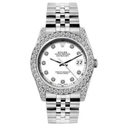 Women's Diamond Watch Rolex Oyster Perpetual Datejust 26mm White Dial Jubilee Bracelet 11 Women's Diamond Watch Rolex Oyster Perpetual Datejust 26mm White Dial Jubilee Bracelet -Fashion Accessories womens diamond watch rolex datejust 26 mm white dial w00357 full 1691593315