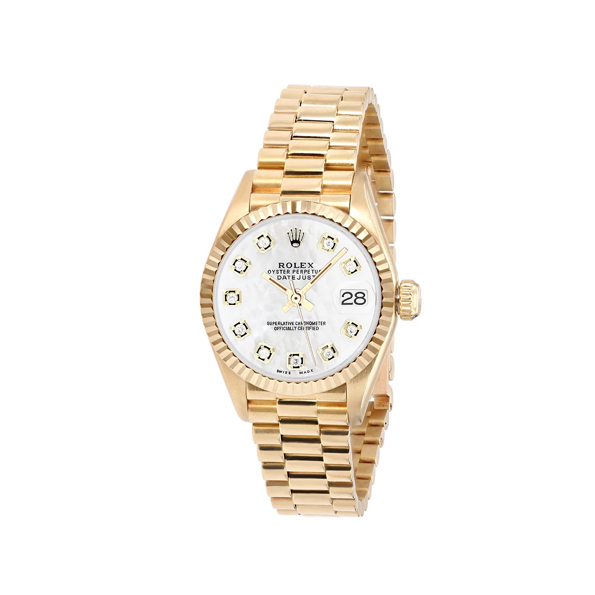 Women's Diamond Watch Rolex Datejust 26mm President Bracelet 3 Women's Diamond Watch Rolex Datejust 26mm President Bracelet