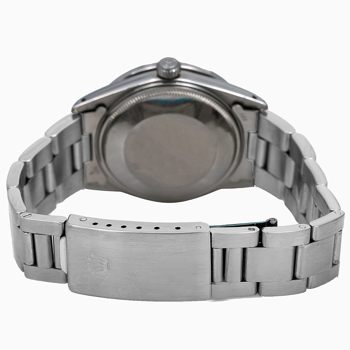 Women's Diamond Rolex Watch Oyster Perpetual Date 34mm Silver Tone Dial Oyster Bracelet 6 Women's Diamond Rolex Watch Oyster Perpetual Date 34mm Silver Tone Dial Oyster Bracelet - Image 4