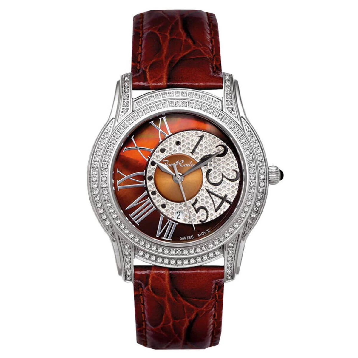 Women's Joe Rodeo Diamond Watch 1.35ct Chocolate Beverly 3 Women's Joe Rodeo Diamond Watch 1.35ct Chocolate Beverly