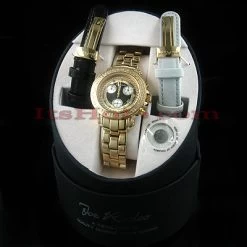 Women's JoJo Diamond Watch 1.25ct Yellow Gold Black MOP -Fashion Accessories womens jojo diamond watch 125ct yellow gold black mop p 8955box