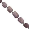 75cts Bursa Purple Jadeite Smooth Tumble Approx 11x8 To 14x11mm, 14cm Strand With Spacers -Fashion Accessories wtru92