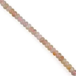 185cts Sakura Agate Plain Rondelles, Approx 5x8mm, 38cm Strand