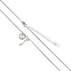 925 Sterling Silver Slider Necklace With Freshwater Pearl, 50cm -Fashion Accessories xggp74