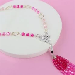 Silver Plated Base Metal Elephant Tassel Caps With Black Spinel Eyes, Approx 22x36mm - 2pcs -Fashion Accessories xwcq65 3